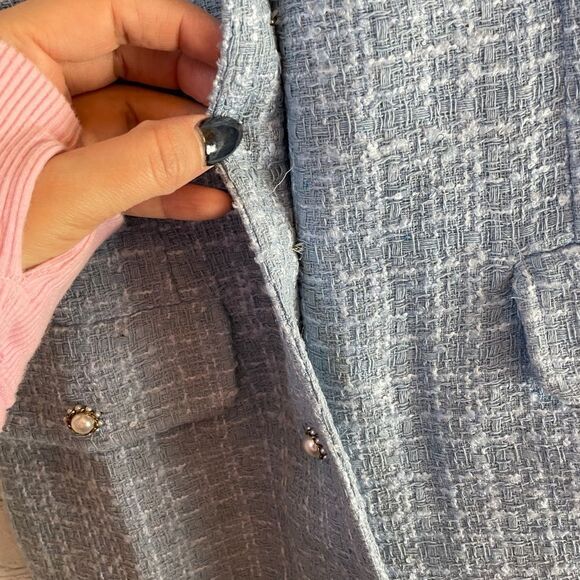 Maeve Sleeveless Tweed Blazer Mini Dress Size 2 NWOT - Picture 8 of 15